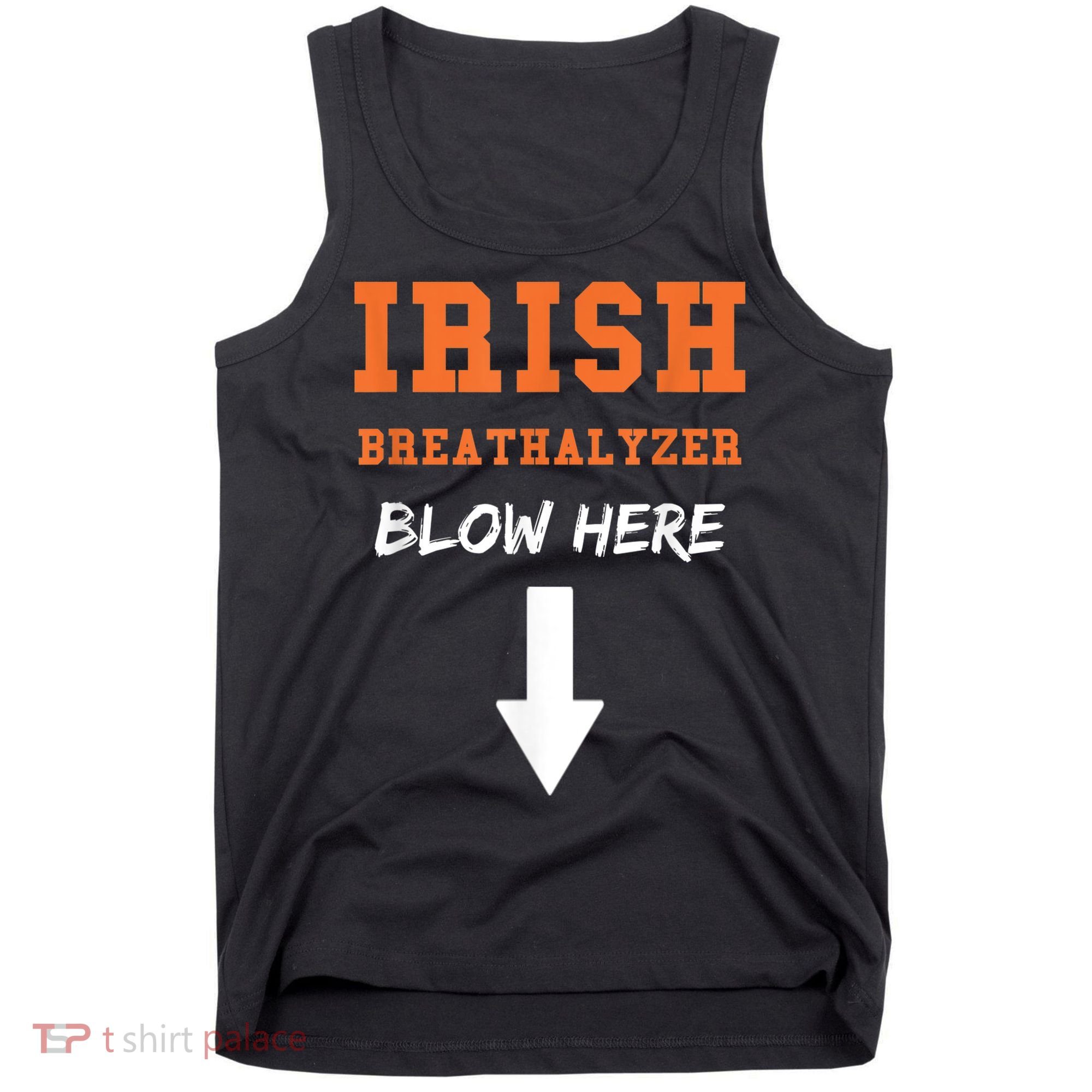 Dirty Irish Breathalyzer Adult St Patricks Day Tank Top