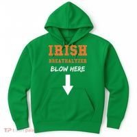Dirty Irish Breathalyzer Adult St Patricks Day Hoodie thumb 0