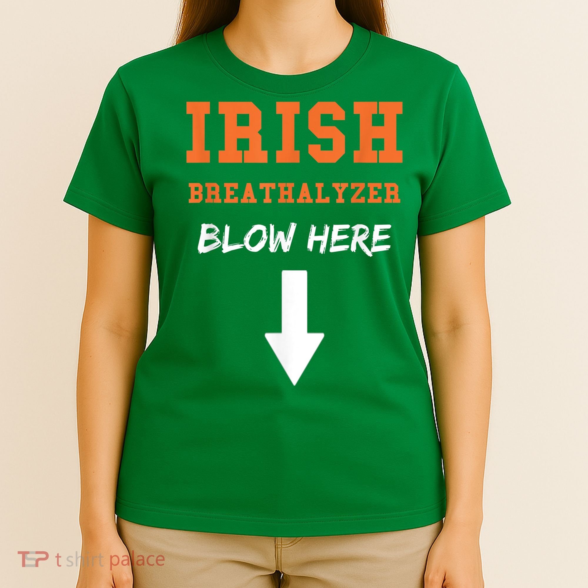 Dirty Irish Breathalyzer Adult St Patricks Day T-Shirt