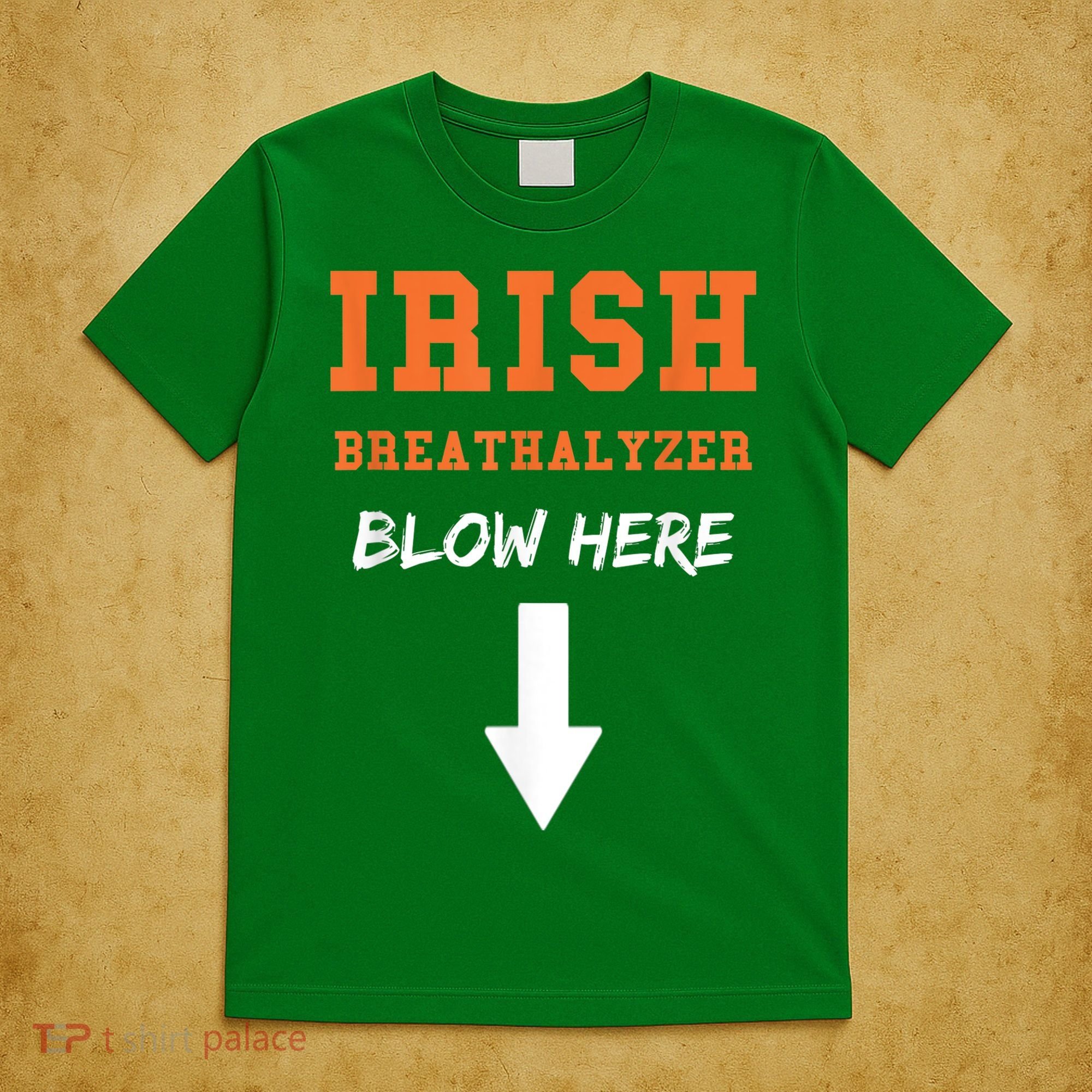 Dirty Irish Breathalyzer Adult St Patricks Day T-Shirt