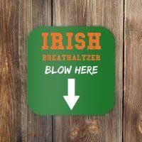 Dirty Irish Breathalyzer Adult St Patricks Day Coaster thumb 0