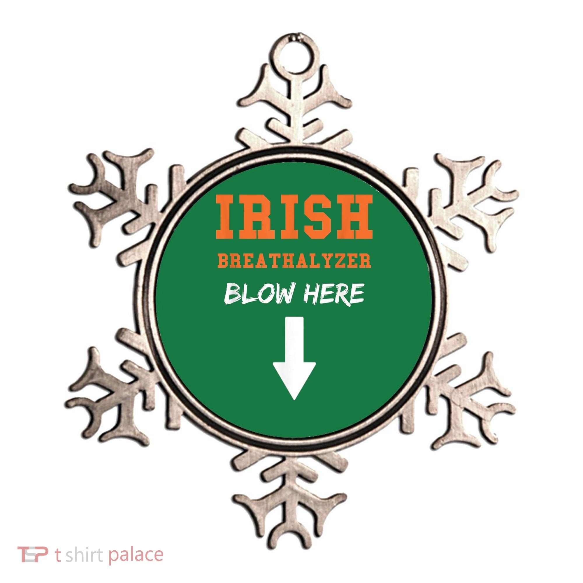 Dirty Irish Breathalyzer Adult St Patricks Day Ornament