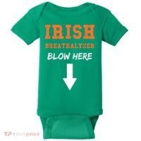 Dirty Irish Breathalyzer Adult St Patricks Day Baby Bodysuit thumb 0