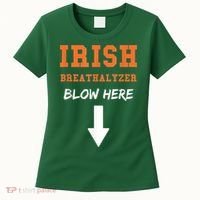Dirty Irish Breathalyzer Adult St Patricks Day Women's T-Shirt thumb 0
