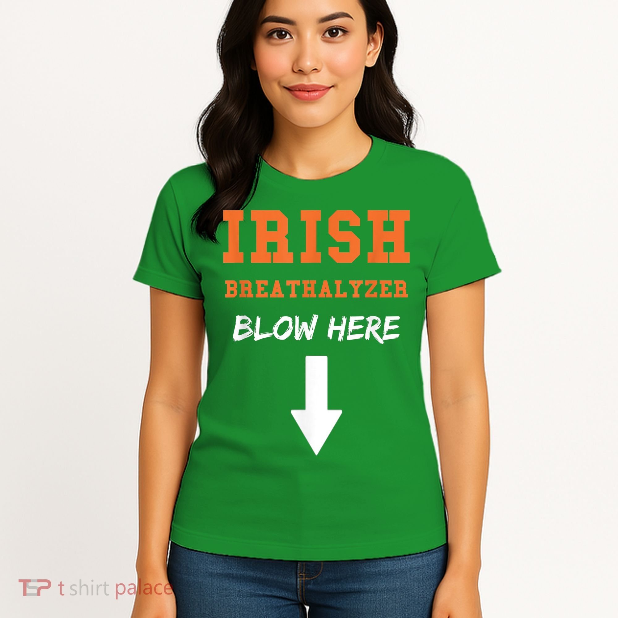 Dirty Irish Breathalyzer Adult St Patricks Day Women's T-Shirt