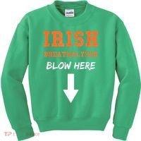 Dirty Irish Breathalyzer Adult St Patricks Day Kids Sweatshirt thumb 0