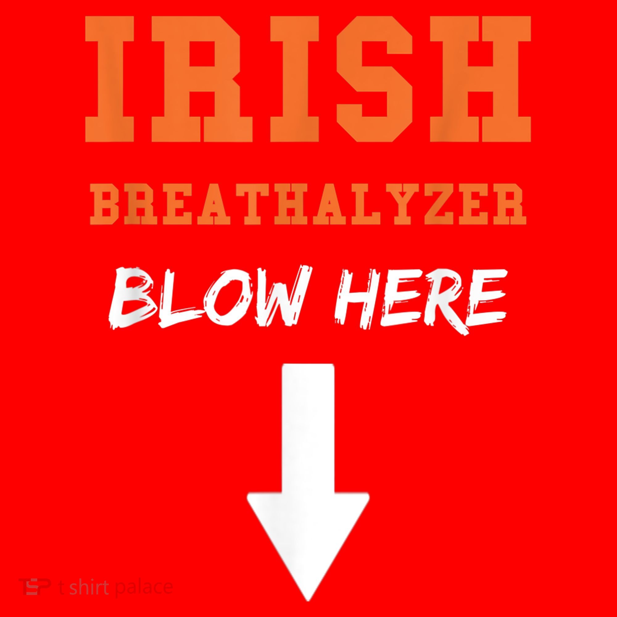 Dirty Irish Breathalyzer Adult St Patricks Day Santa Hat