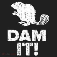 Dam It Beaver Funny Beaver Saying Women's Sweatshirt thumb 2