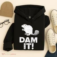 Dam It Beaver Funny Beaver Saying Hoodie thumb 4