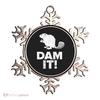 Dam It Beaver Funny Beaver Saying Ornament