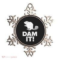 Dam It Beaver Funny Beaver Saying Ornament thumb 0