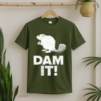 Dam It Beaver Funny Beaver Saying T-Shirt thumb 2
