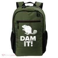 Dam It Beaver Funny Beaver Saying Backpack thumb 0