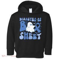 Diabetes Is Boo Sheet Halloween Diabetes Awareness Toddler Hoodie thumb 0