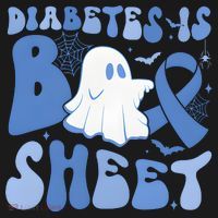 Diabetes Is Boo Sheet Halloween Diabetes Awareness Tote Bag thumb 4