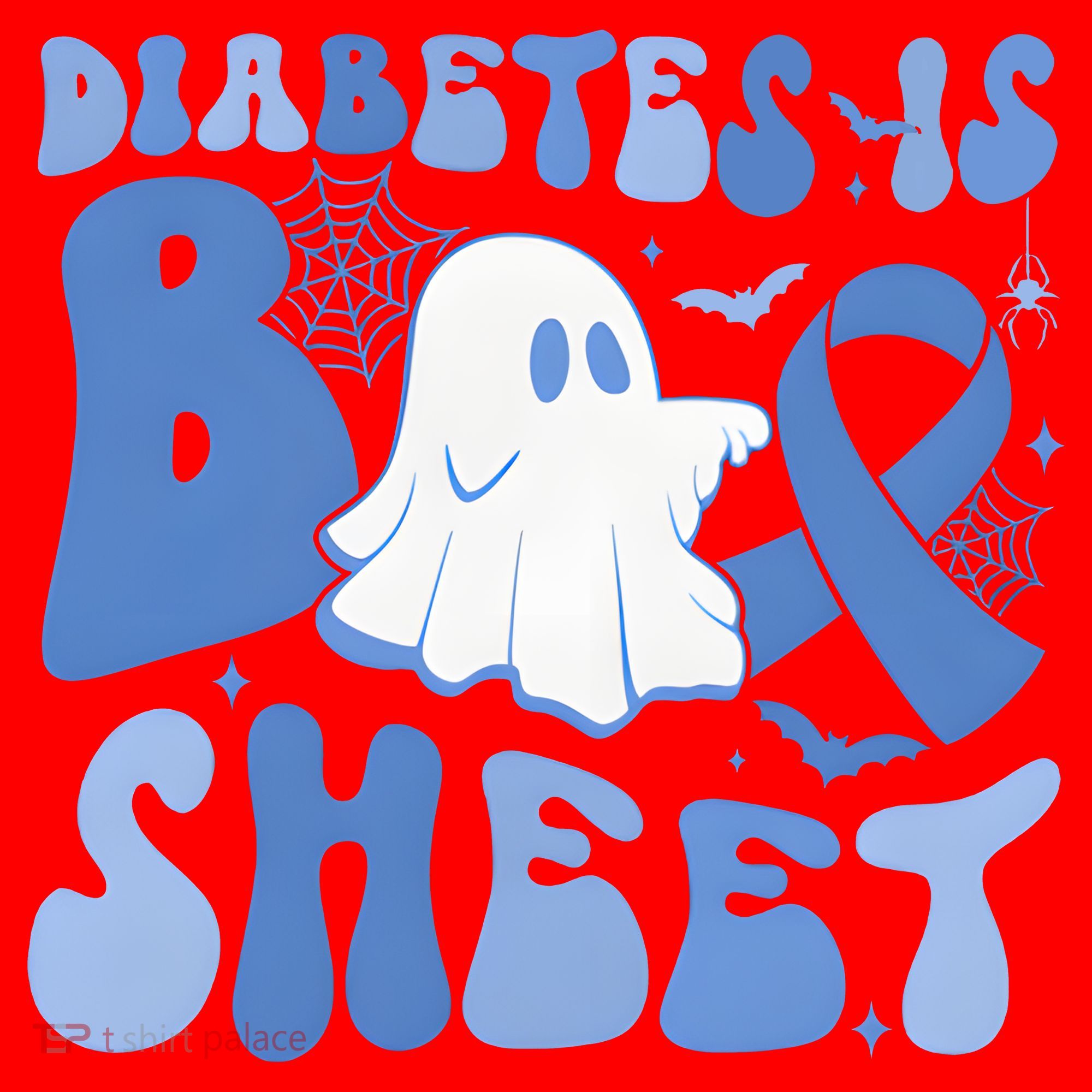 Diabetes Is Boo Sheet Halloween Diabetes Awareness Santa Hat