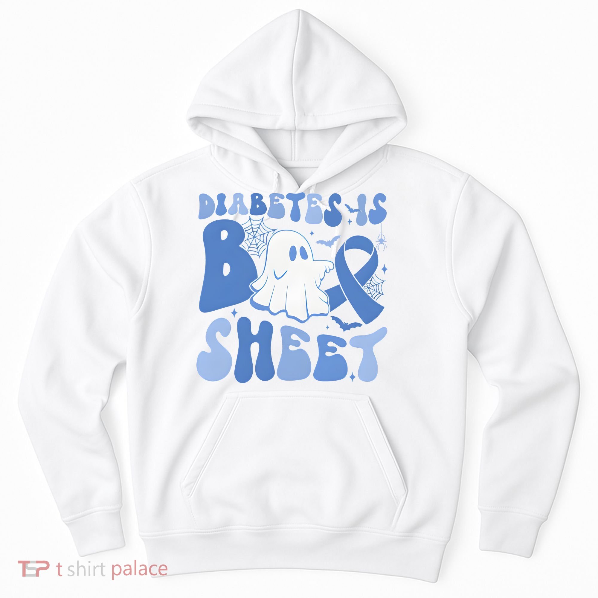 Diabetes Is Boo Sheet Halloween Diabetes Awareness Hoodie