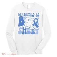 Diabetes Is Boo Sheet Halloween Diabetes Awareness Long Sleeve Shirt thumb 0