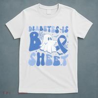 Diabetes Is Boo Sheet Halloween Diabetes Awareness T-Shirt thumb 5
