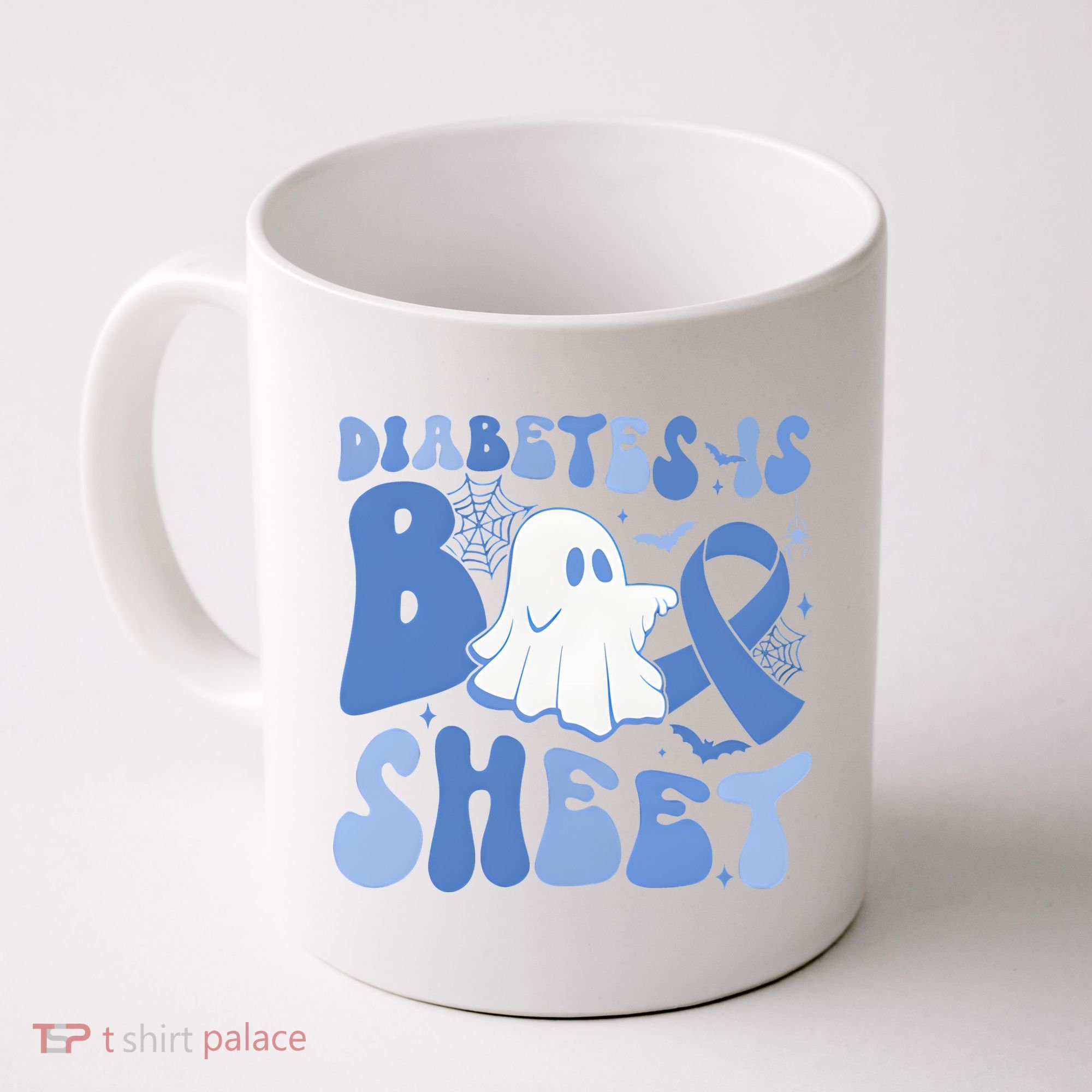 Diabetes Is Boo Sheet Halloween Diabetes Awareness Coffee Mug