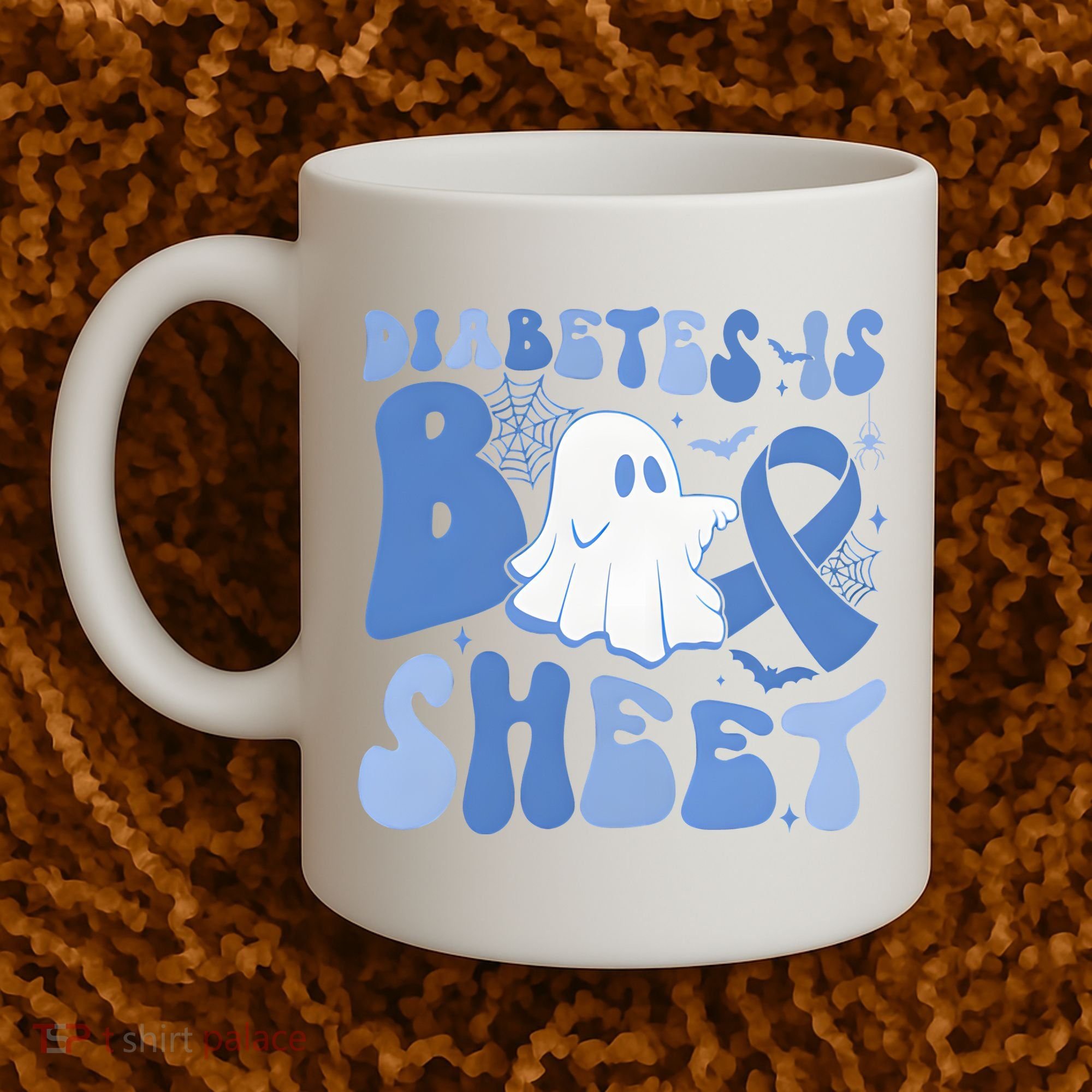 Diabetes Is Boo Sheet Halloween Diabetes Awareness Coffee Mug