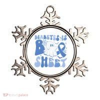 Diabetes Is Boo Sheet Halloween Diabetes Awareness Ornament thumb 0