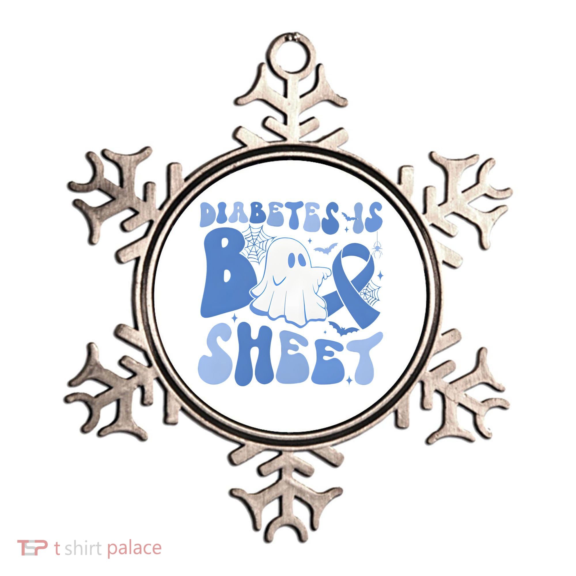 Diabetes Is Boo Sheet Halloween Diabetes Awareness Ornament