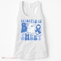 Diabetes Is Boo Sheet Halloween Diabetes Awareness Women's Tank Top thumb 0
