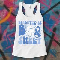 Diabetes Is Boo Sheet Halloween Diabetes Awareness Women's Tank Top thumb 3