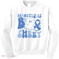 Diabetes Is Boo Sheet Halloween Diabetes Awareness Kids Sweatshirt thumb 0