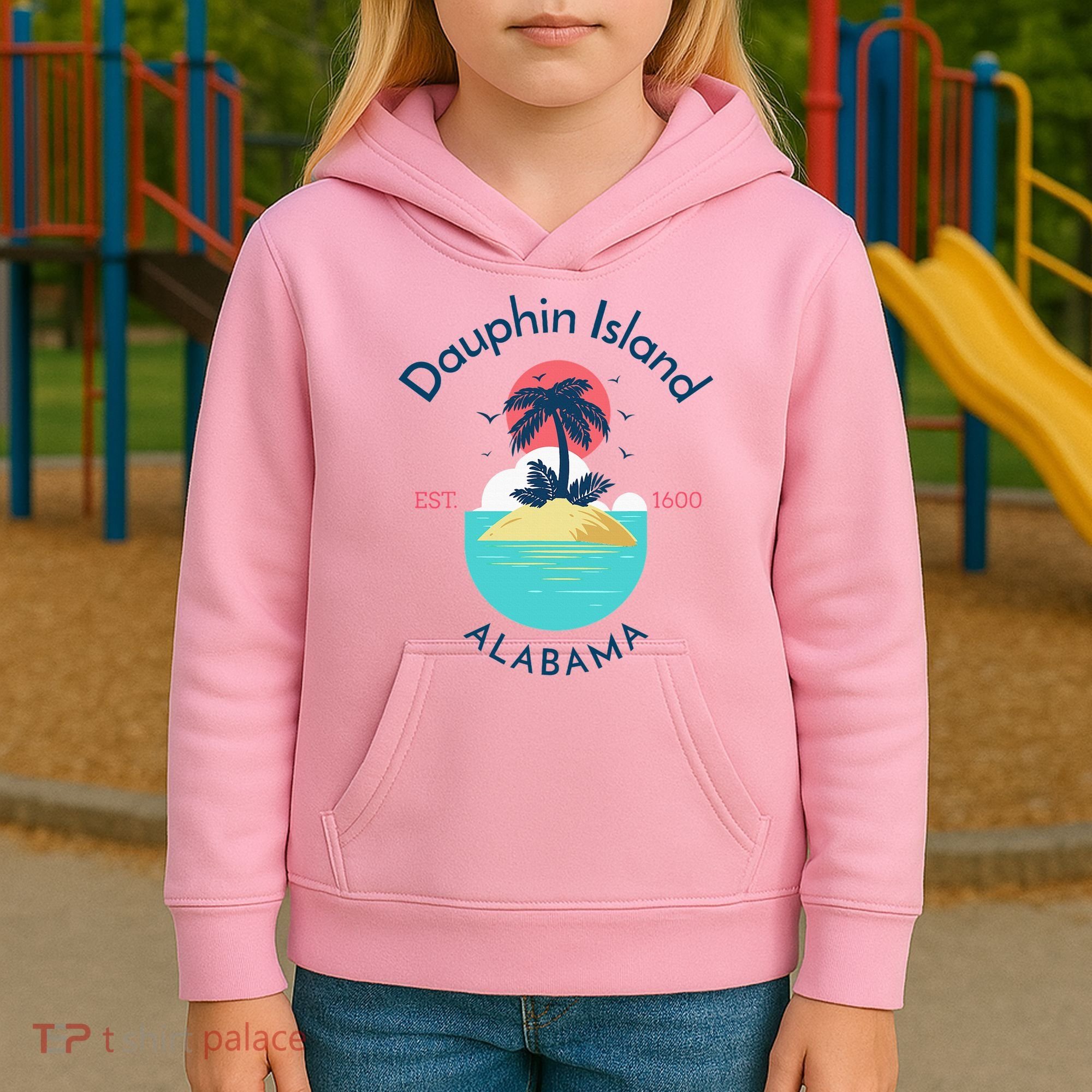 Dauphin Island Beach Alabama Kids Hoodie