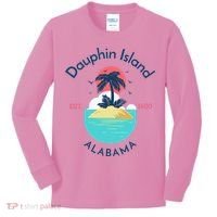 Dauphin Island Beach Alabama Kids Long Sleeve Shirt thumb 0
