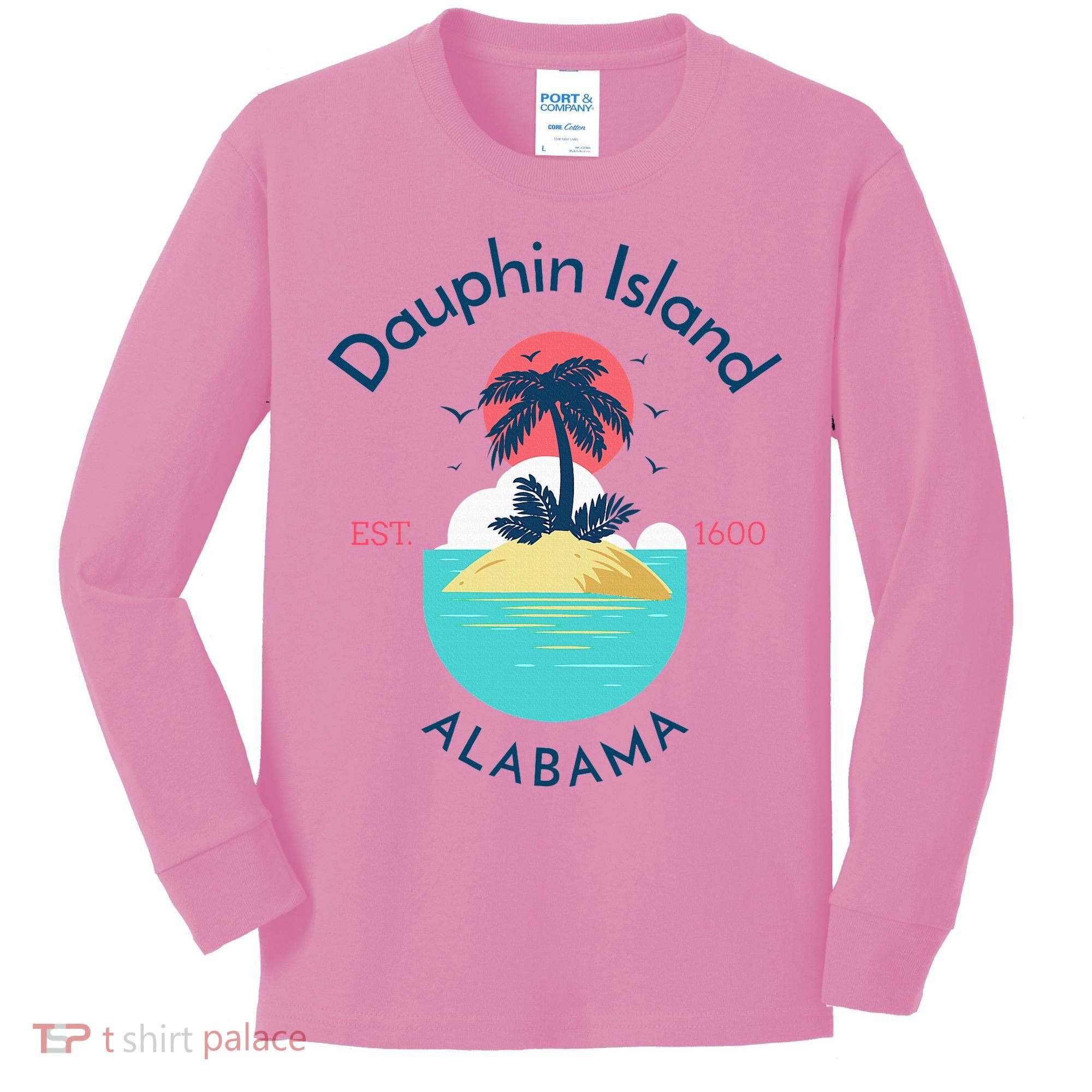 Dauphin Island Beach Alabama Kids Long Sleeve Shirt