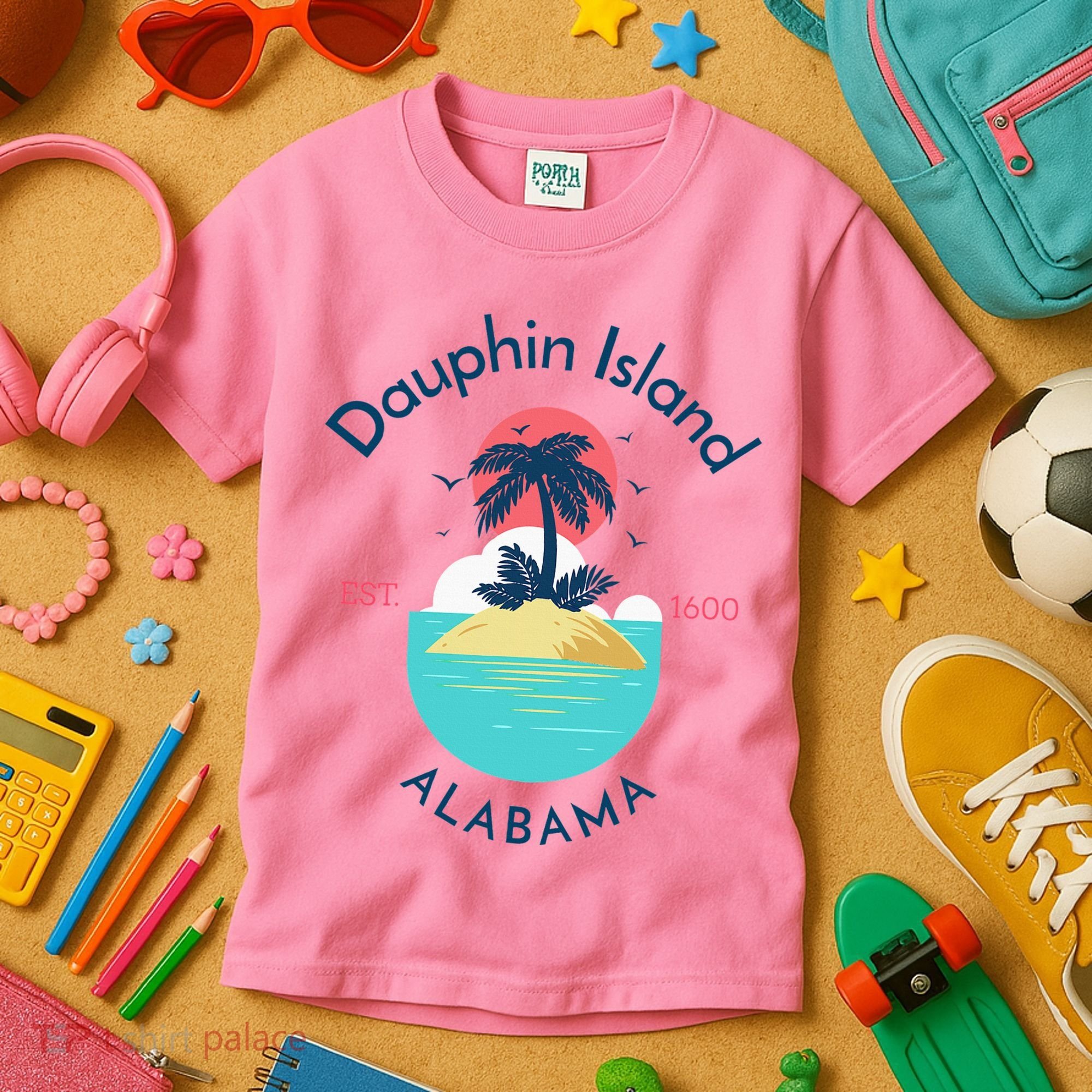 Dauphin Island Beach Alabama Kids T-Shirt