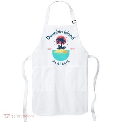 Dauphin Island Beach Alabama Apron