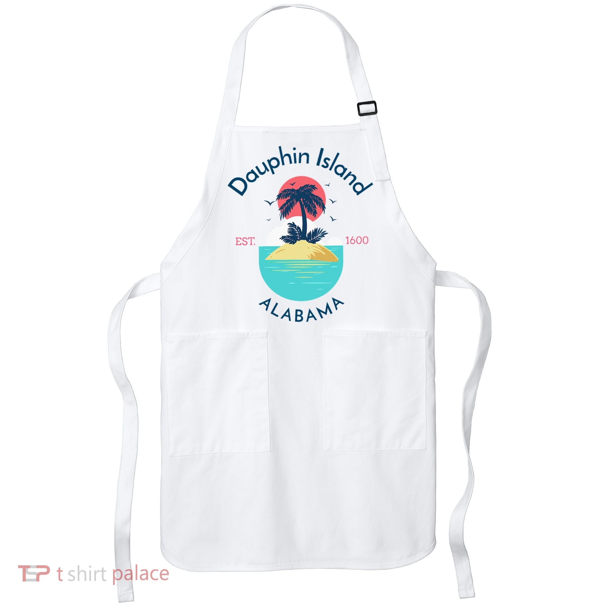 Dauphin Island Beach Alabama Apron