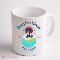 Dauphin Island Beach Alabama Coffee Mug thumb 1