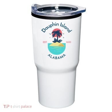 Dauphin Island Beach Alabama Tumbler