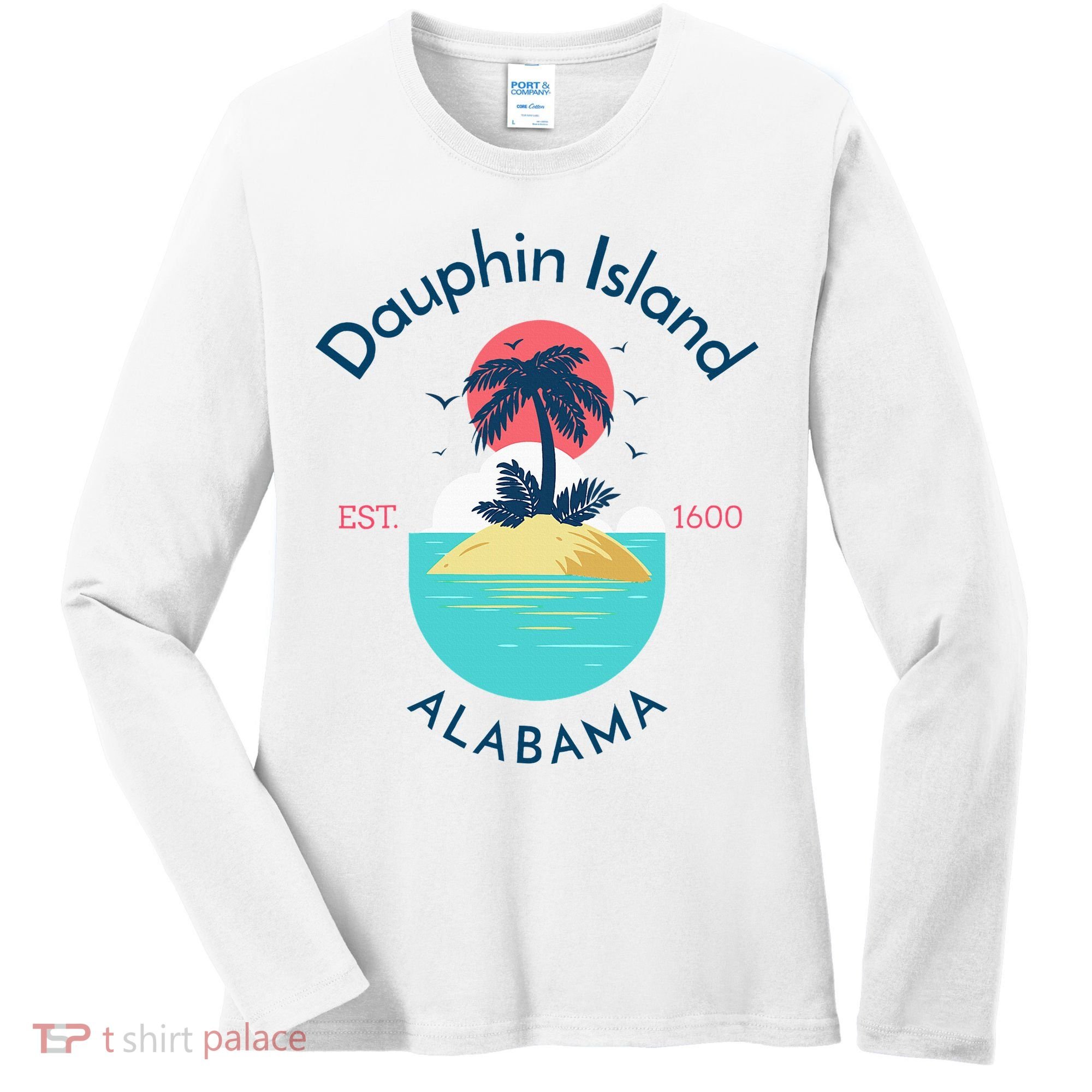 Dauphin Island Beach Alabama Women's Long Sleeve Shirt