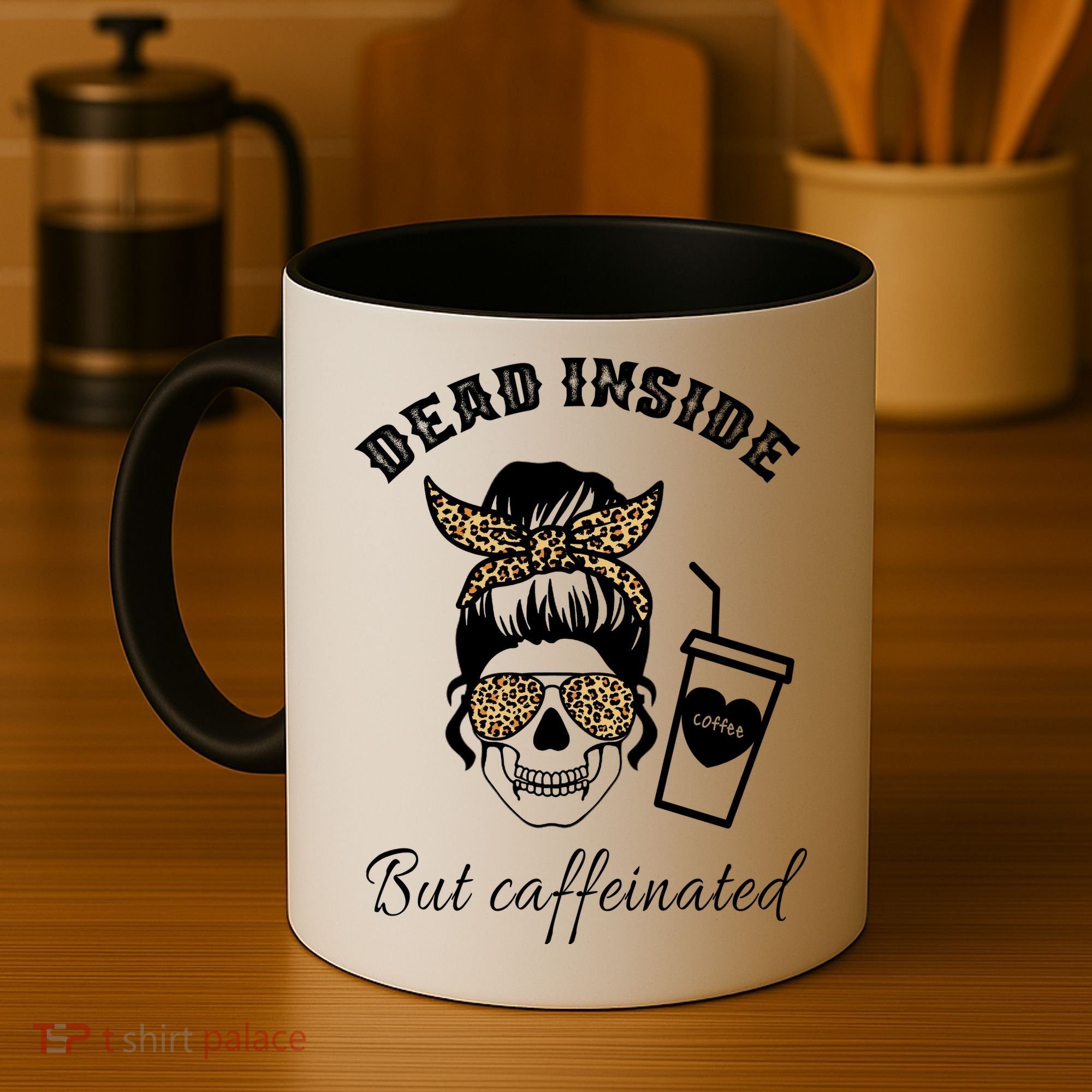 Dead Inside But Caffeinated Coffee Mug