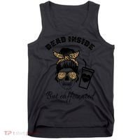Dead Inside But Caffeinated Tank Top thumb 0