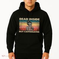 Dead Inside But Caffeinated Hoodie thumb 2