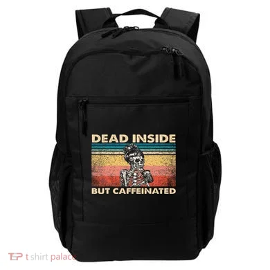 Dead Inside But Caffeinated Backpack