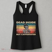 Dead Inside But Caffeinated Women's Tank Top thumb 3