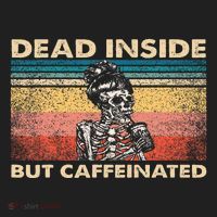 Dead Inside But Caffeinated Hat thumb 2