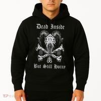 Dead Inside But Still Horny Hoodie thumb 2