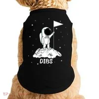 Dibs Flag On Moon Astronaut Doggie Tank thumb 0