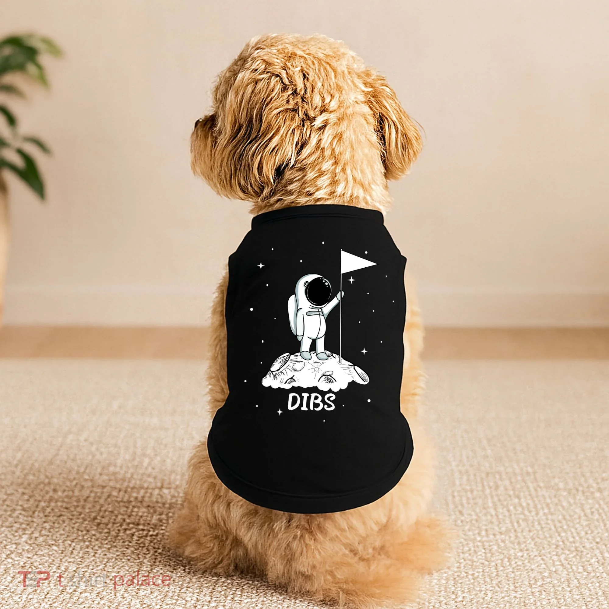 Dibs Flag On Moon Astronaut Doggie Tank