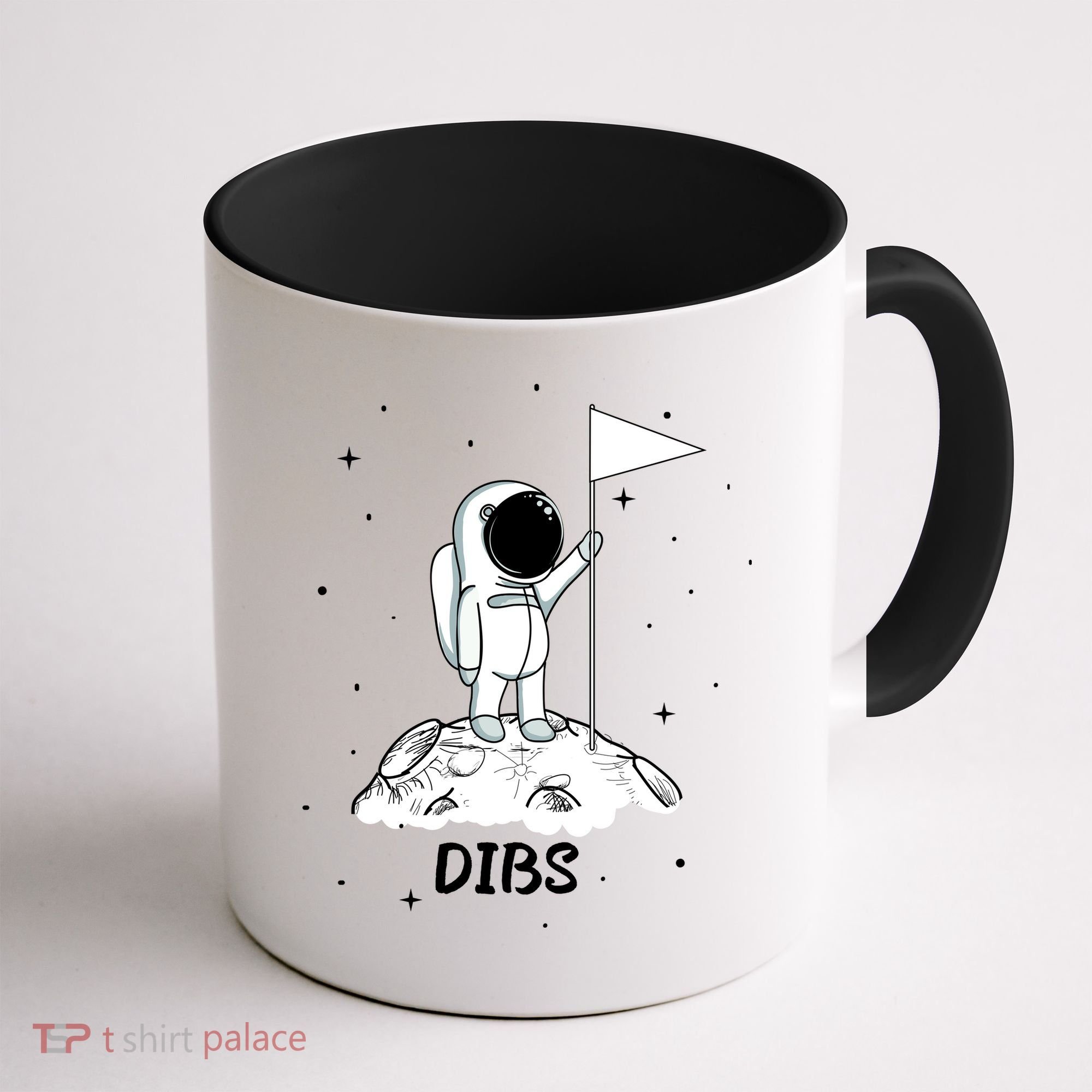 Dibs Flag On Moon Astronaut Coffee Mug