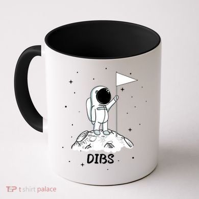 Dibs Flag On Moon Astronaut Coffee Mug